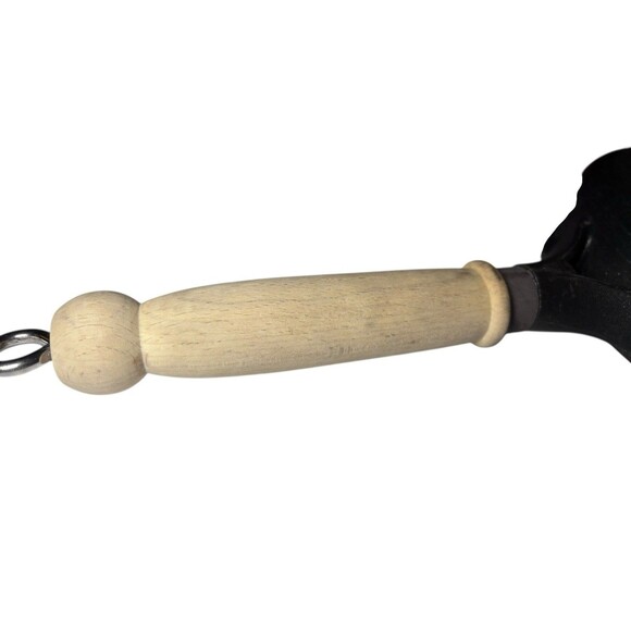 Vintage Italian Roch Guss  8” Pan Skillet Frying Sauté Wood Handle - Picture 5 of 8